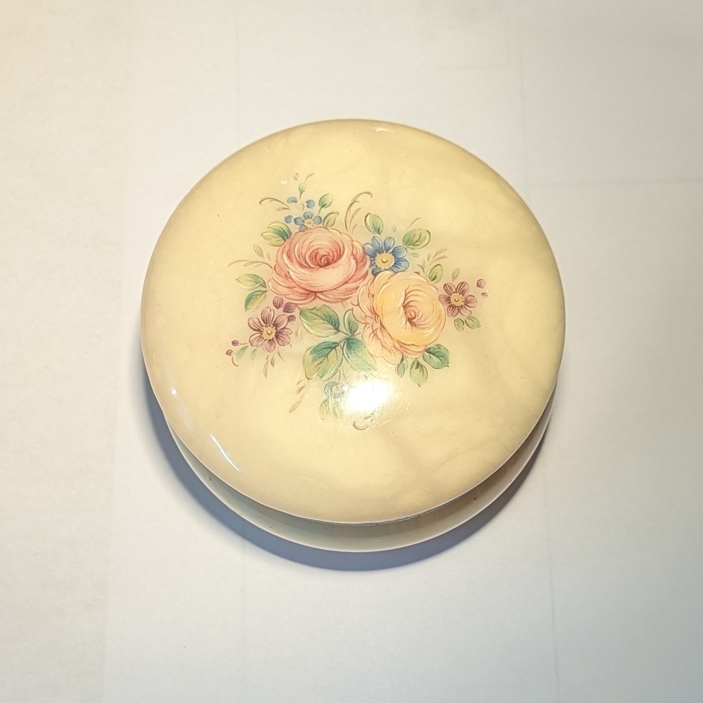 Floral Decorative Round Box